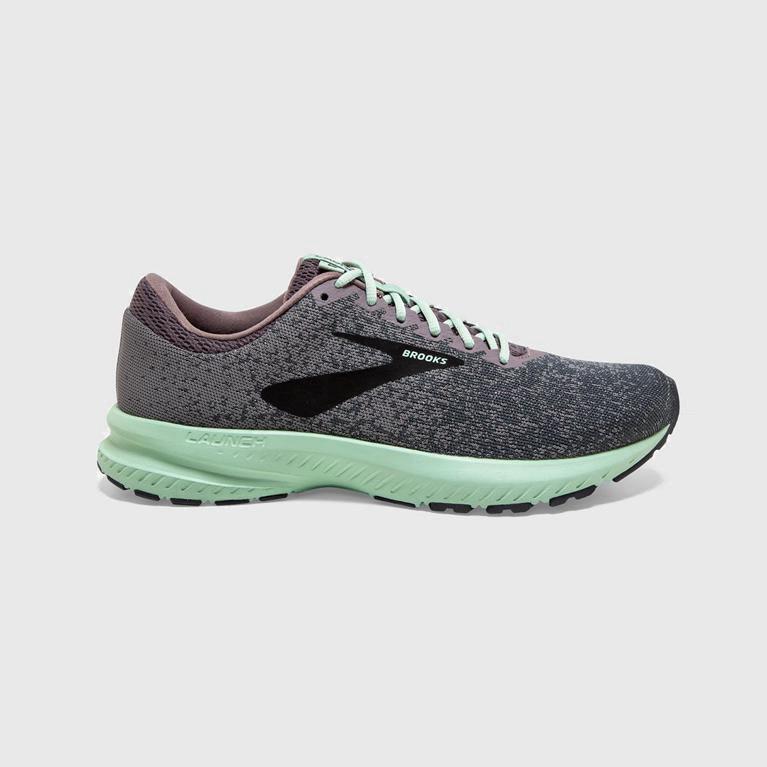 Brooks Launch 6 Israel - Women's Road Running Shoes - Grey (90648-NZQJ)